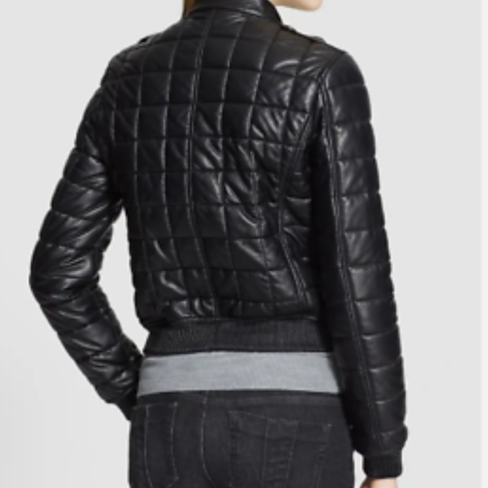 Burberry Brit Boblington Quilted Leather Jacket